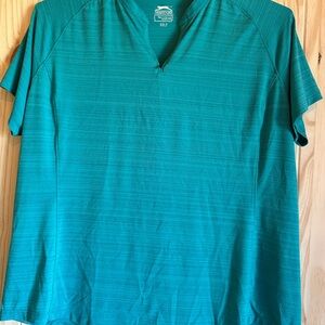 Slazenger Golf shirt short sleeves women’s size xxl greenish color